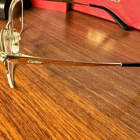 Cartier Eyewear Cat-Eye Frame Glasses Frames - Picture 9 of 13